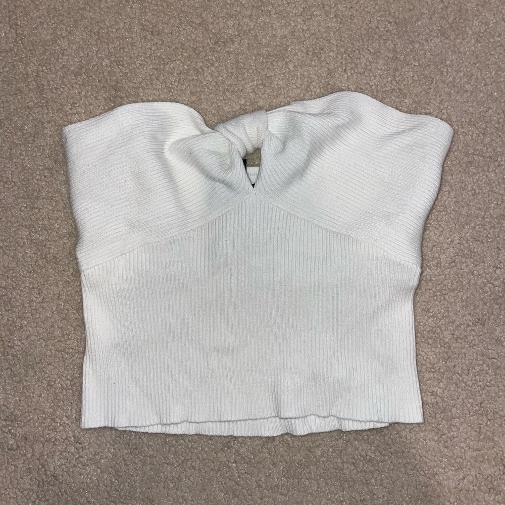 Forever 21 Ribbed Knit Tube Crop Top